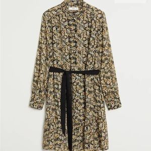 MANGO Printed Bow Dress in size 6